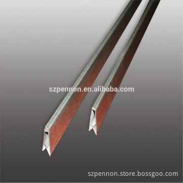 Clip-in Aluminum Ceiling Components A Shape Triangle Keel Spring Tee